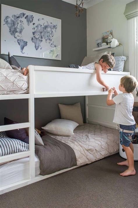 Shared Boys Room Bunk Bed Rooms Bunk Beds For Boys Room Bunk Bed