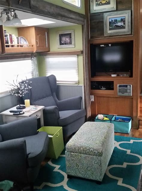5th Wheel Remodel Rv Living Home And Living Remodeled Campers