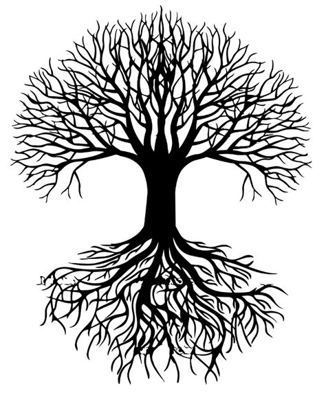 Tree Roots Vector Clipart Image Tree With Roots Png S