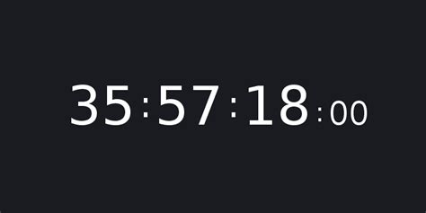 milliseconds timer countdown timer lettering landing page