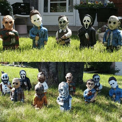 Horror Movie Garden Gnomes Killer Munbys