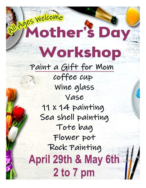 Apr 29 Mothers Day Workshop For Kids Of All Ages Largo Fl Patch