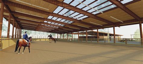 Modern Equestrian Farm Hoke Ley