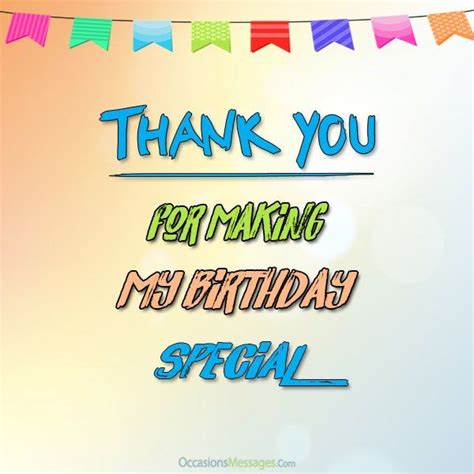 Birthdaythank You Messages For