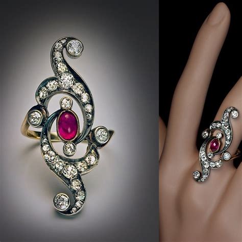 Romanov Russia Antiques Sur Instagram An Elegant Belle Epoque Ring Is