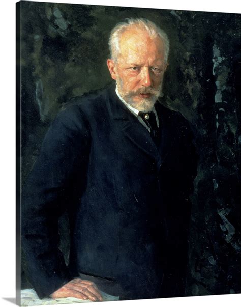 Portrait Of Piotr Ilyich Tchaikovsky 1840 93 Russian Composer 1893