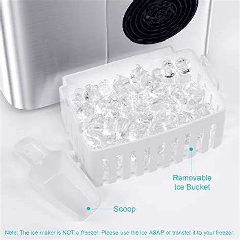 Crownful Ice Maker Machine For Countertop 9 Ice Cubes Ready In 7
