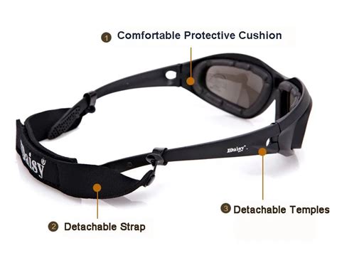 Daisy C5 Polarized Army Shooting Goggles 4 Lens Kit Indigo Deals