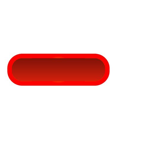 Red Rounded Rectangle Button Yellow Border Png Svg Clip