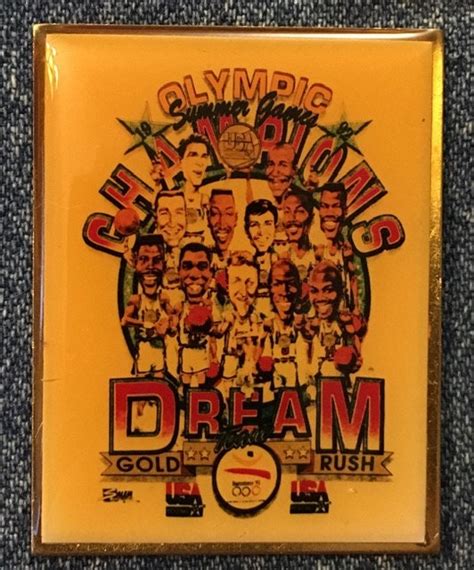 5 Pin Set 1992 Barcelona Olympic Dream Team Star Etsy