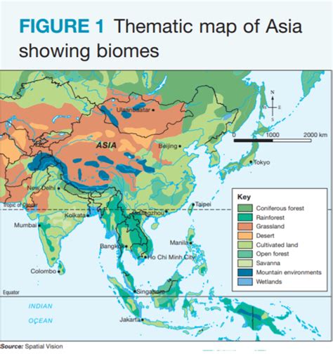Asia Biomes Biomes Asia Map Land Ho