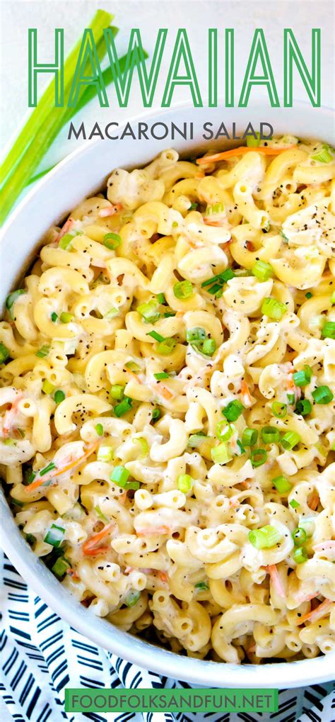 If your hawaiian mac salad looks a little dry, simply stir in extra mayo. Classic Hawaiian Macaroni Salad • Food, Folks and Fun