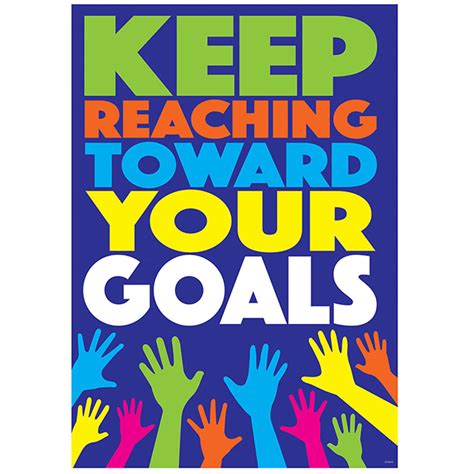 Keep Reaching Toward Your Goals Argus Poster T A67076 Trend