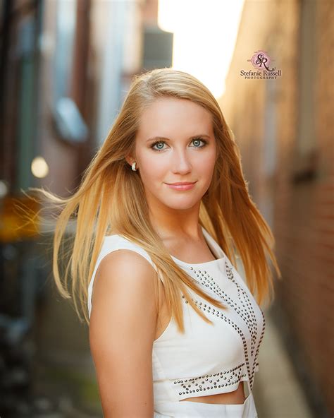 Bryan College Station Senior Portrait Photography Girl In Ally Backlight Downtown Bryan Tx