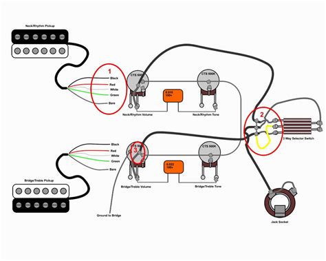 Here are some images i fixed up to show the various wirings that i've noodled around with on my les pauls and flying vs. Collection Of 59 Les Paul Wiring Diagram Download