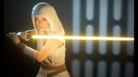 Star Wars Battlefront 2 Rey Gameplay With Mods Youtube