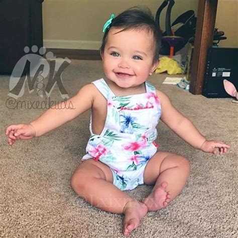 Kahli 8 Months Black White And Filipino Gorgeous Baby Girl With