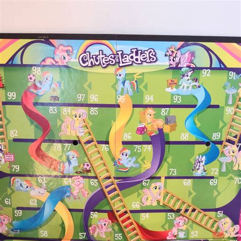 2014 My Little Pony 6 Ponies Chutes And Ladders Game