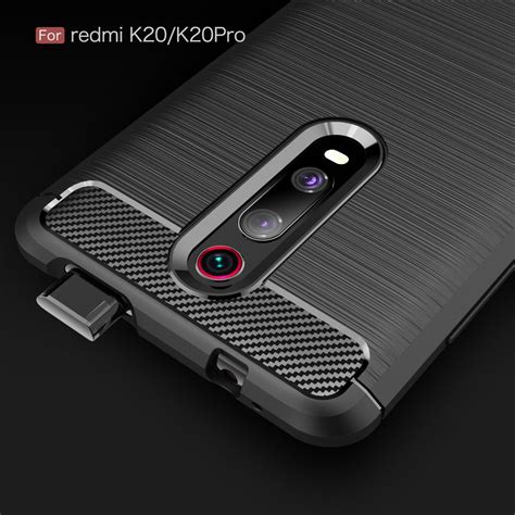 1111 Xiaomi Redmi K20 Pro Mi 9t Pro Soft Carbon Fiber Shockproof Slim