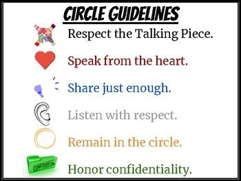 Circle Guidelines For Restorative Practices By Restorative Counseling