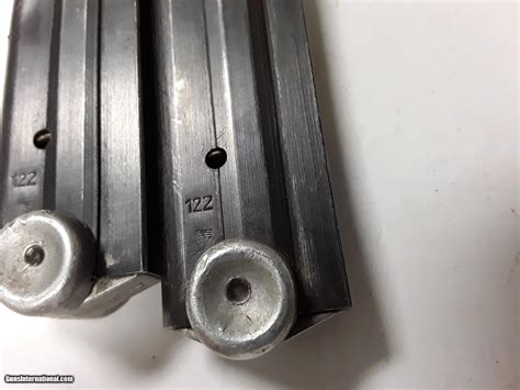 Luger P08 Magazine Marked 122e37 Numbered 6922