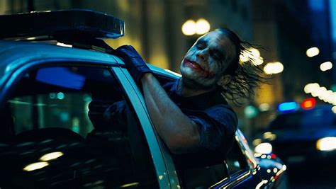 Hd Wallpaper Joker Heath Ledger The Dark Knight Car Transportation