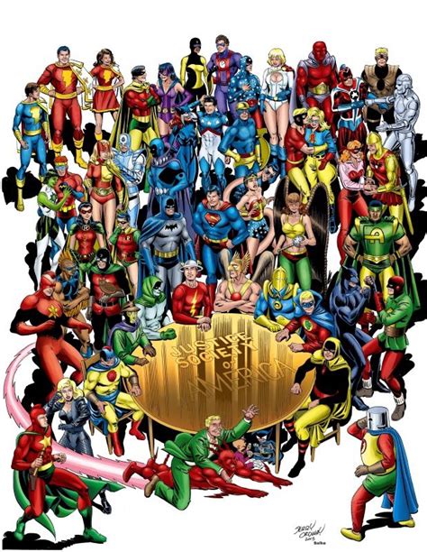 Justice Society Of America All Star Squadron Infinity Inc By Jerry Ordway Dc Comics