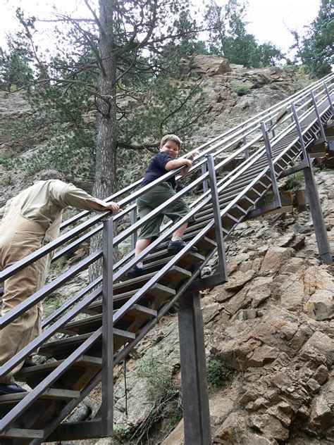 Stairs Climbing Seven Falls In Colorado Springs From Below Flickr
