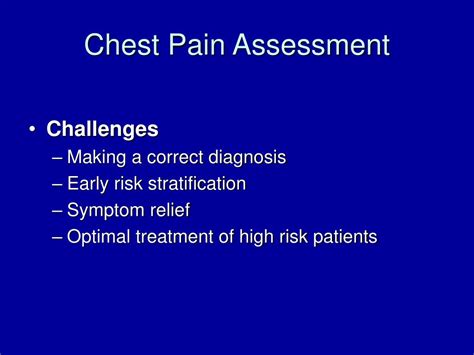 Ppt Chest Pain Assessment Powerpoint Presentation Free Download Id