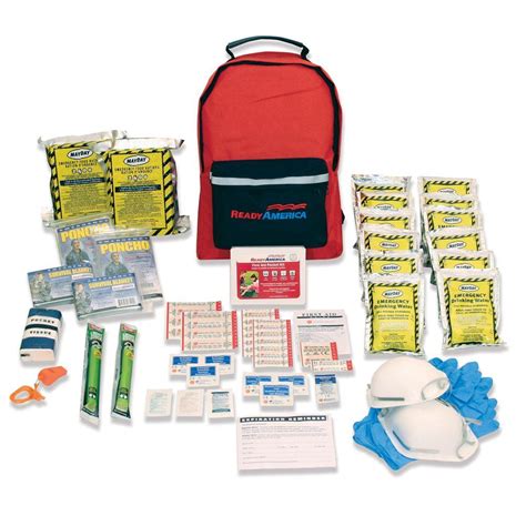Ready America 2 Person 3 Day Emergency Kit With Backpack 70280 The