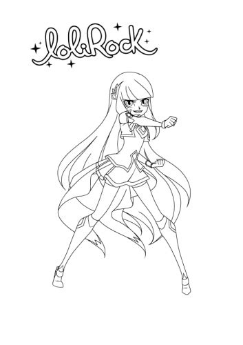This game has three levels and in each one we have an image from the famous show. Lolirock Talia Coloring Coloring Pages Coloring Pages