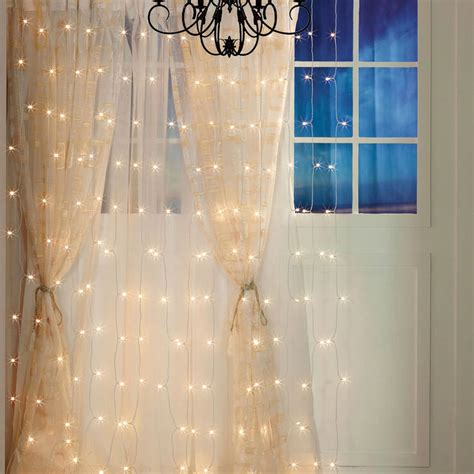 8 Led Curtain Light Set At Home