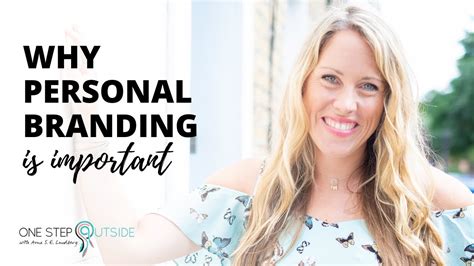 For this reason, it's important for modern brands to understand not just their customers' needs, but how they perceive themselves. Why personal branding is important - YouTube