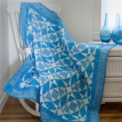 Go Qube 6 Storm At Sea Throw Quilt Pattern Accuquilt