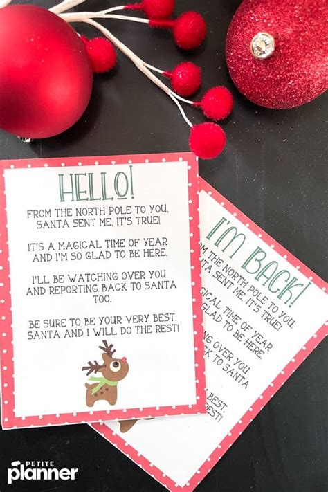 Free Printable Elf On The Shelf Letter For Arrival Or Welcome Back 🎅