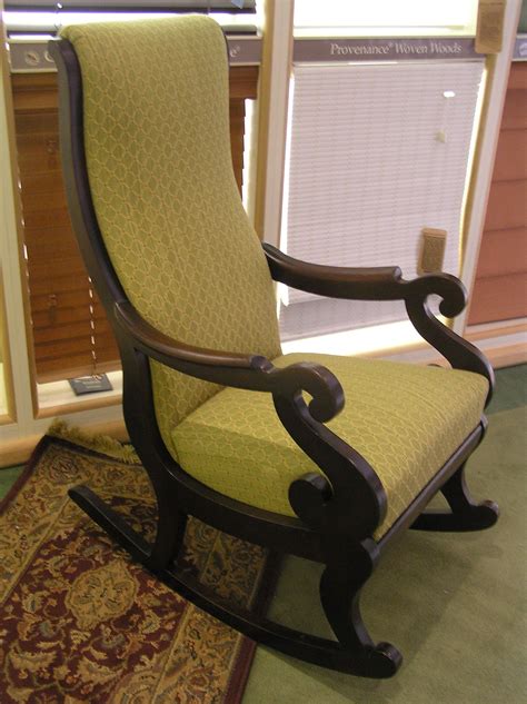 Peerless Replacement Leather Seat For Rocking Chair Blue