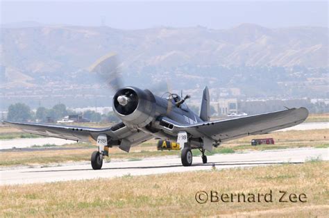 The Corsair With Its Inverted Gull Wings And Huge 13 Ft Propeller