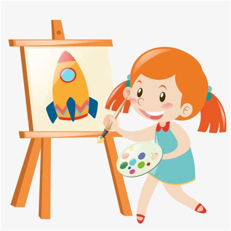 Image Result For Painter Cartoon Cartoon Kids Cartoon Art