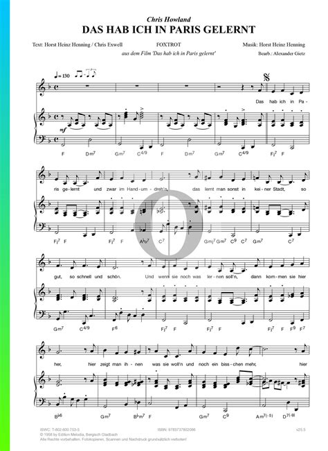 das hab ich in paris gelernt bladmuziek uit das hab ich in paris gelernt piano stem pdf