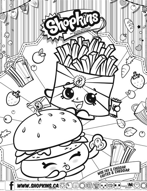 Baby Shopkins Coloring Pages At Free Printable