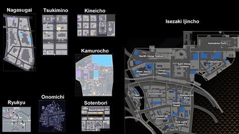 Yakuza Map Size Comparison Ryakuzagames