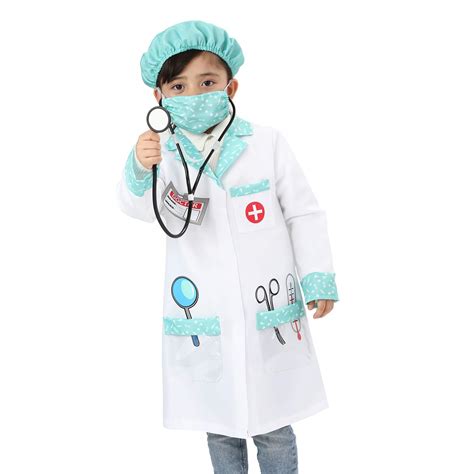 Buy Sincere Party Kids Unisex Doctor Role Play Costume Doctor Fancy