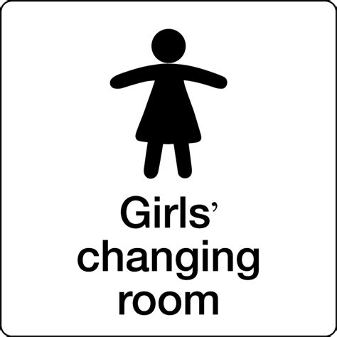 Girls Changing Room Sign Stocksigns