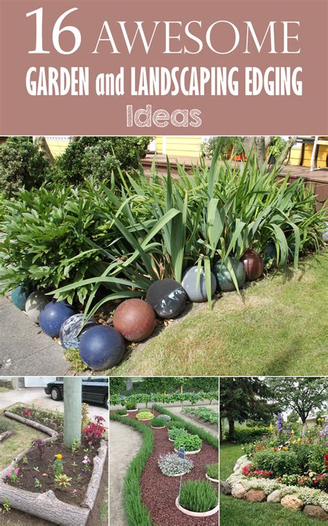 Use locking pavers to create this effect. 16 Awesome Garden and Landscaping Edging Ideas