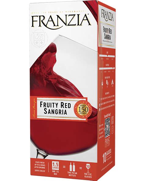 Fruity Red Sangria Franzia Wines