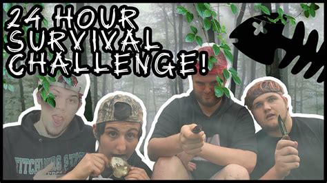 24 Hour Survival Challenge Youtube