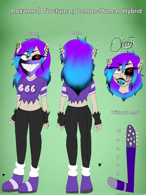 Nocturna Refrence Sheet Oc By Artisticgeminix On Deviantart