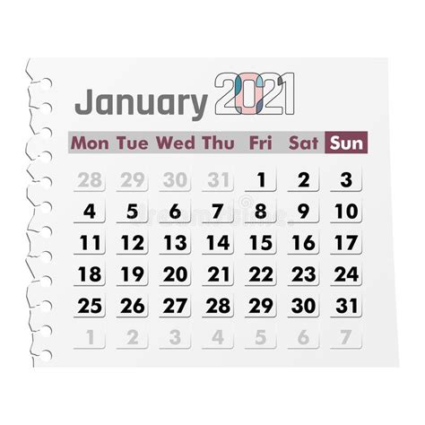 Calendar 1 January Neon Sign Calendar Sheet January 1 Glowing Icon