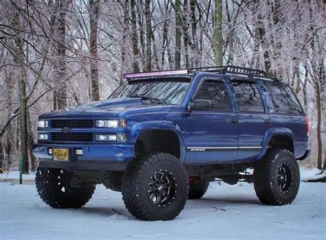 Pin By Kapi Duszek On Custom Tahoe Lifted Chevy Tahoe Chevy Trucks