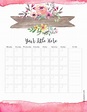 FREE Blank Calendar Templates | Word, Excel, PDF for any month